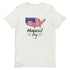 Memorial Day American Flag Short-sleeve unisex t-shirt - Mainstream Freedom